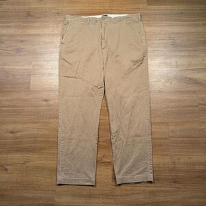 J Crew 1040 Chino Pants Men's 38x32(31) Brown Athletic Tapered Fit Casual